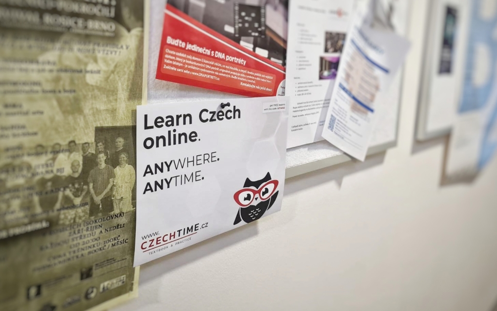Leaflets in universities across Czechia